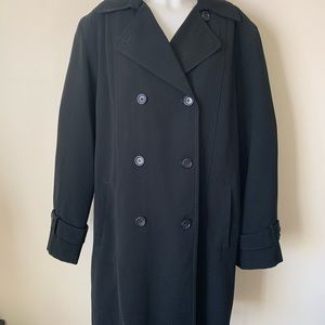 Vintage double breasted trenchcoat black
